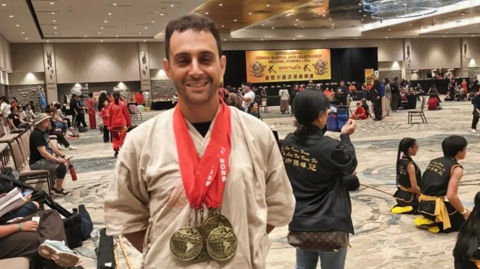 Il maestro Diego Rillo da incetta di medaglie d'oro a Orlando, in Florida