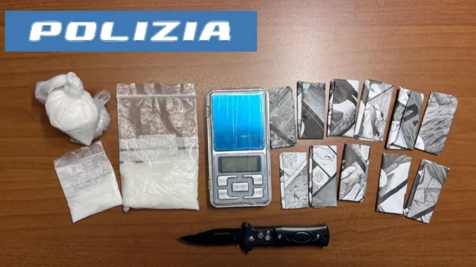 il materiale sequestrato