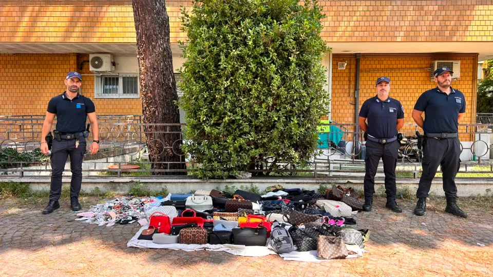 Il materiale sequestrato