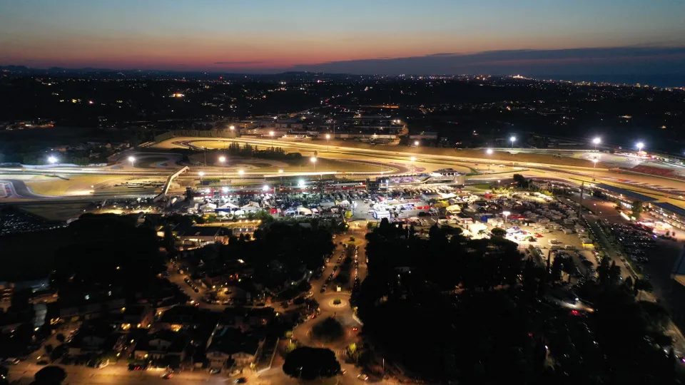 Il Misano World Circuiti durante la Racing Night (archivio)