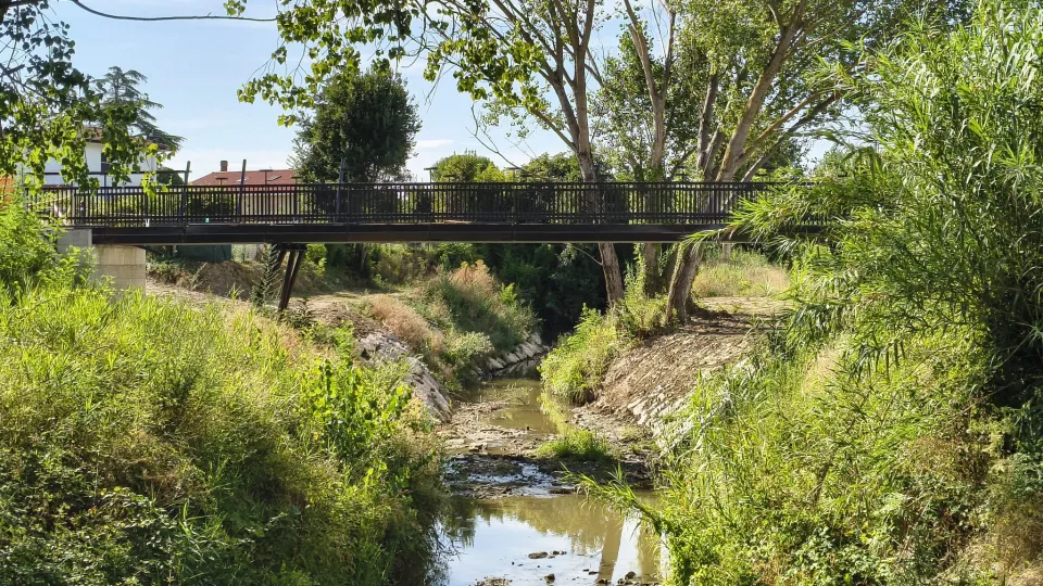 Il nuovo ponte ciclopedonale