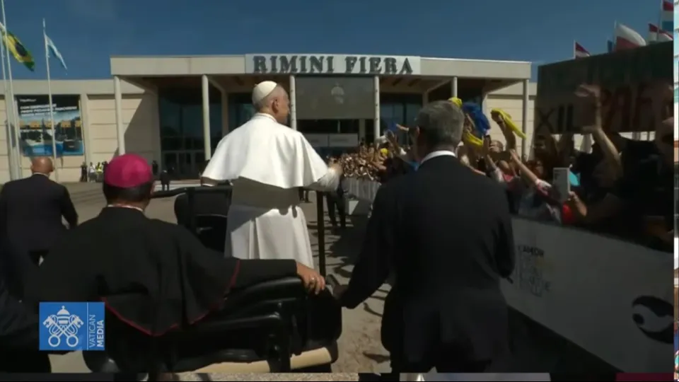 Il Papa arriva in fiera @vaticanmedia