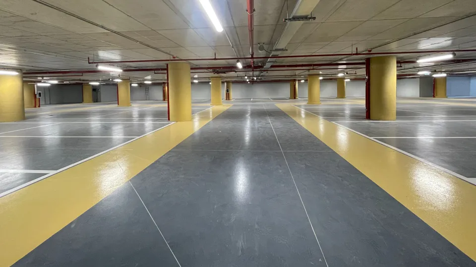 il parcheggio interrato di piazza Marvelli