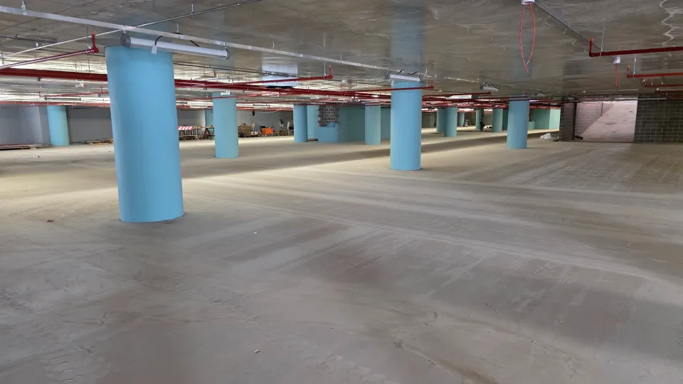 il piano seminterrato del parcheggio Tripoli