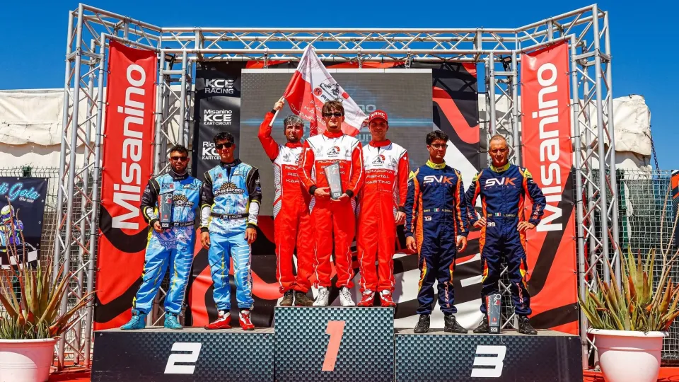 Il podio della SM Squadra Corse a Misanino
