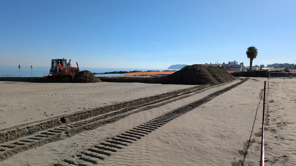 il posizionamento delle dune