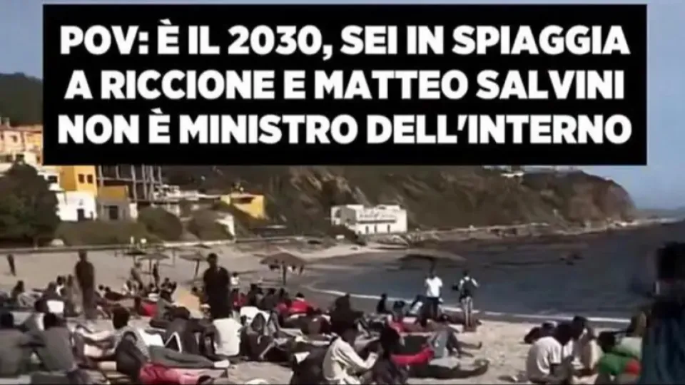 il post incriminato