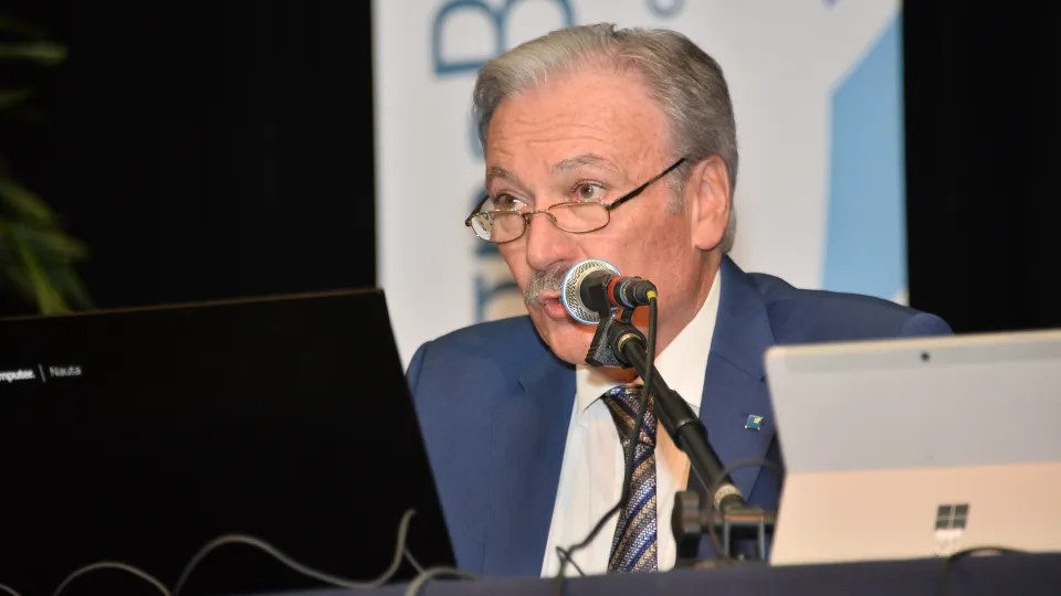 Il presidente Corrado Monti