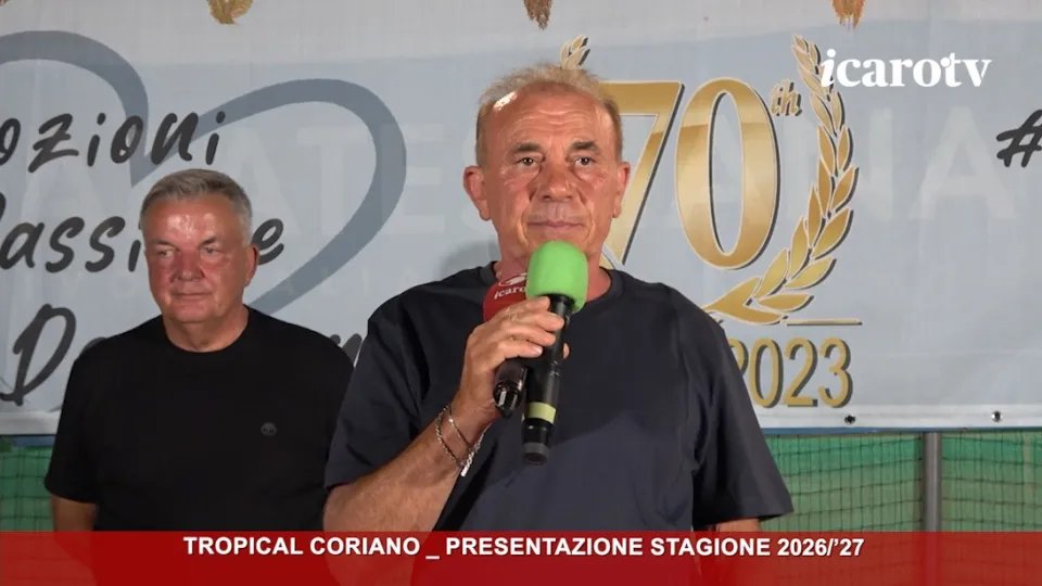 Il presidente del Tropical Coriano, Tiziano Marzi