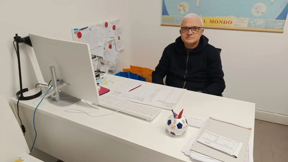 Il presidente della Sampierana, Oberdan Melini