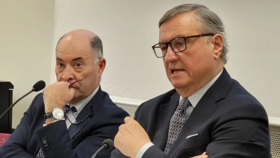 il presidente Riciputi in conferenza stampa