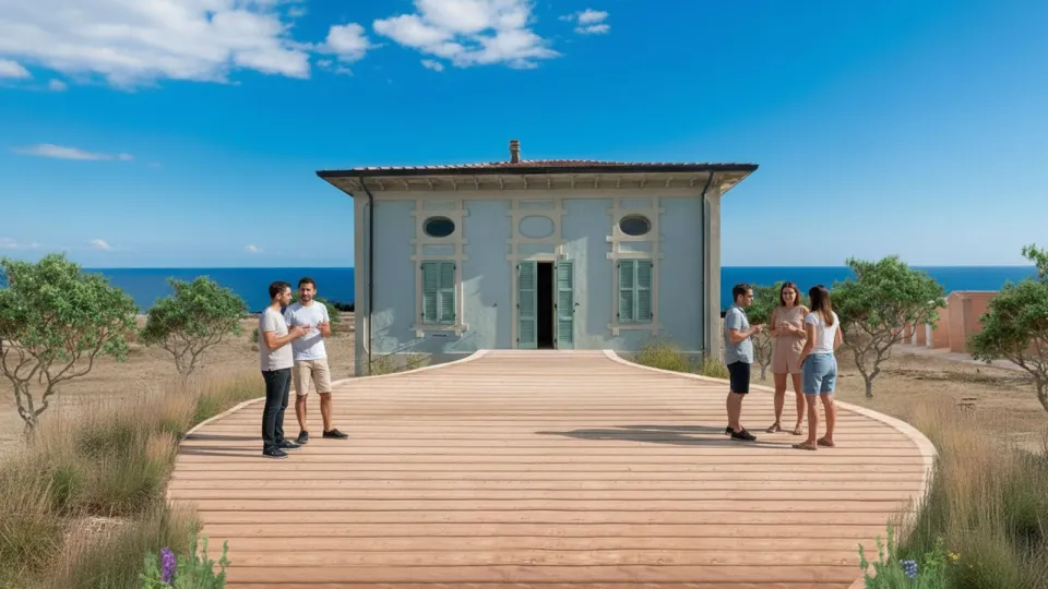 Il progetto per l'ex palazzina