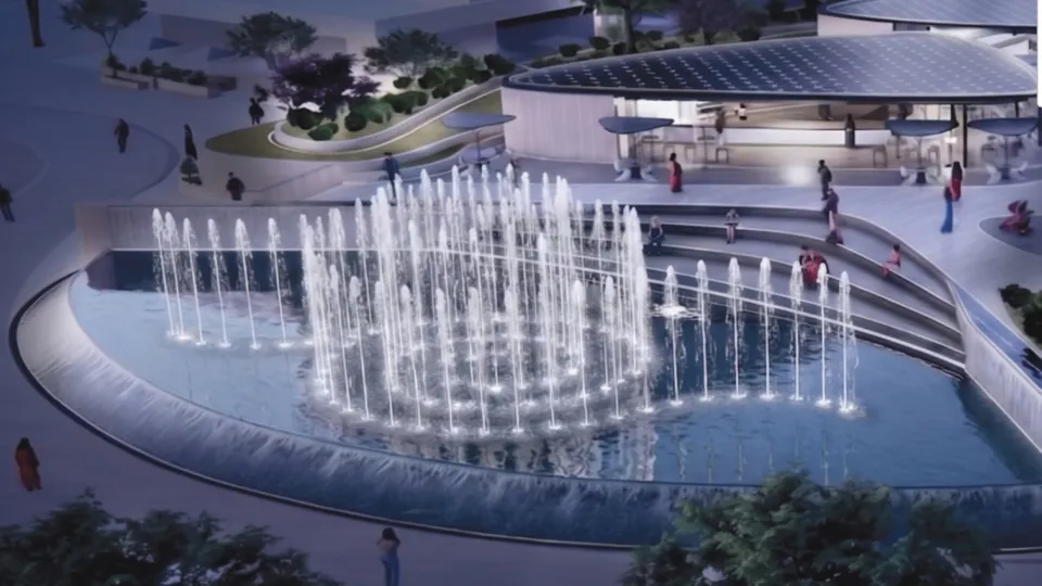 il rendering della nuova Piazza Marvelli