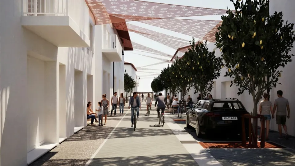 il rendering per i lavori sul Corso F.lli Cervi