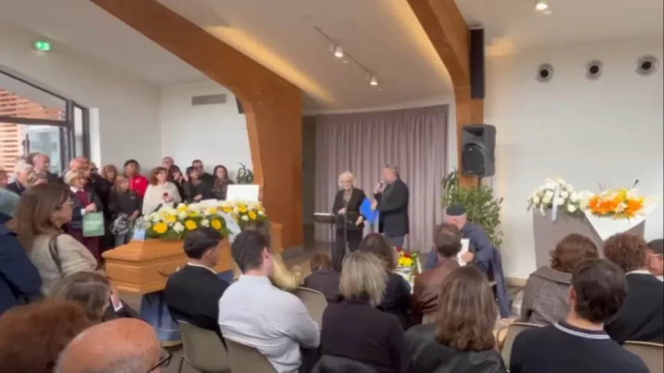 il saluto a Rambaldi alla Sala del Commiato