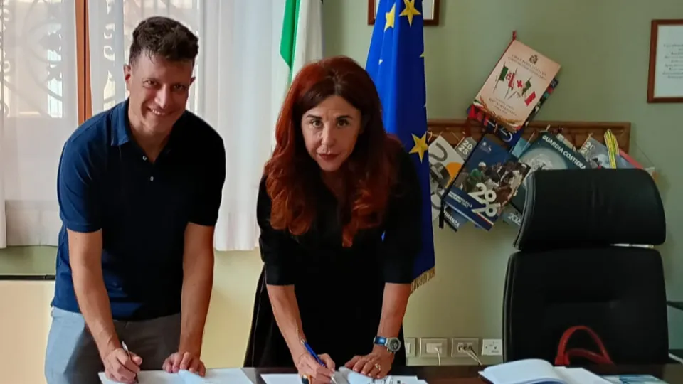Il sindaco Sacchetti e il prefetto Cassone