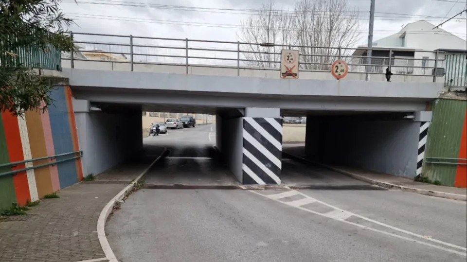 il sottopasso di via Cavalcanti