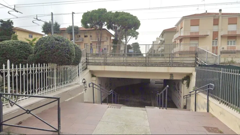 il sottopasso di via Monti