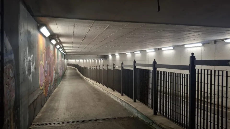 il sottopasso di via Poerio