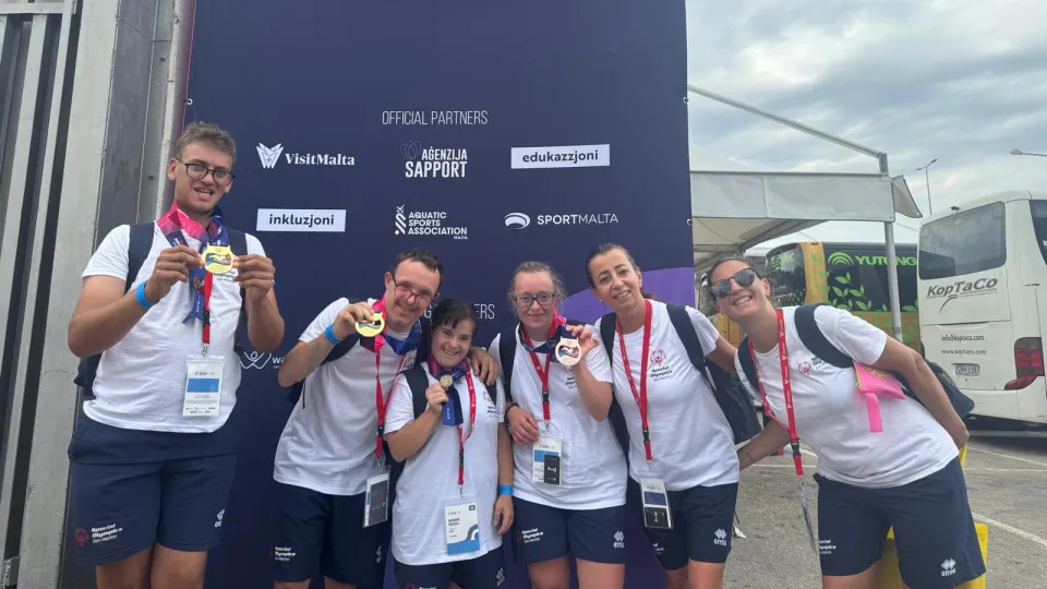 Il team della Federazione Sammarinese Sport Speciali