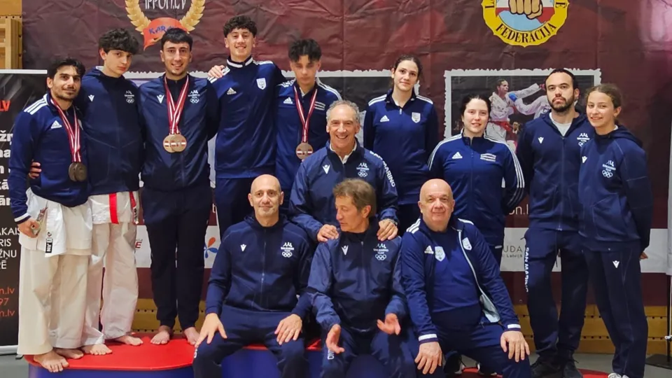 Il team sammarinese in Lettonia