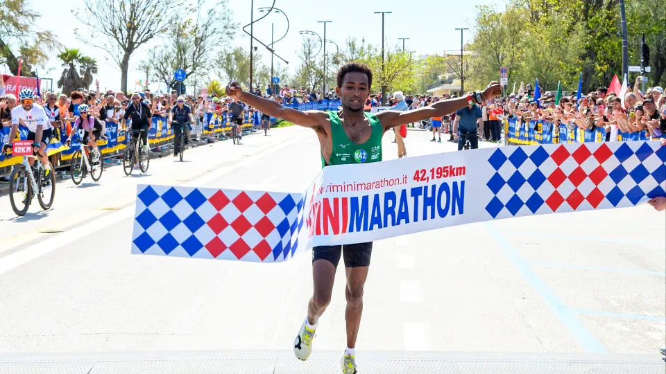 Il traguardo della Maratona