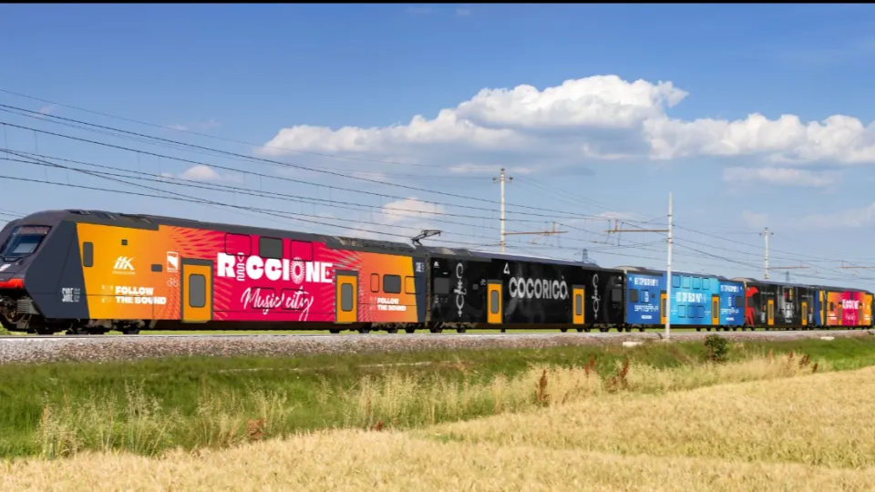 il treno 'Riccione Music City