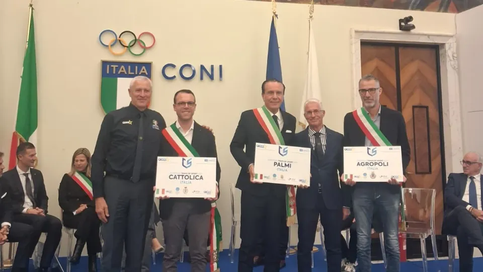 Il Vice Sindaco di Cattolica Vaccarini al Coni a Roma