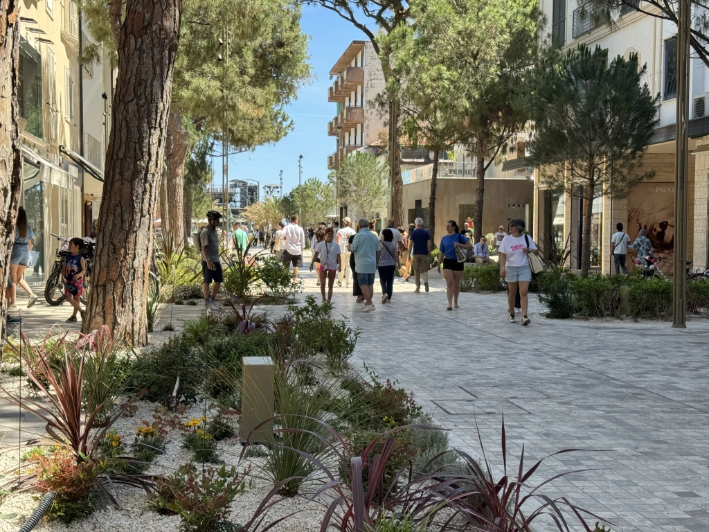 il nuovo viale Ceccarini