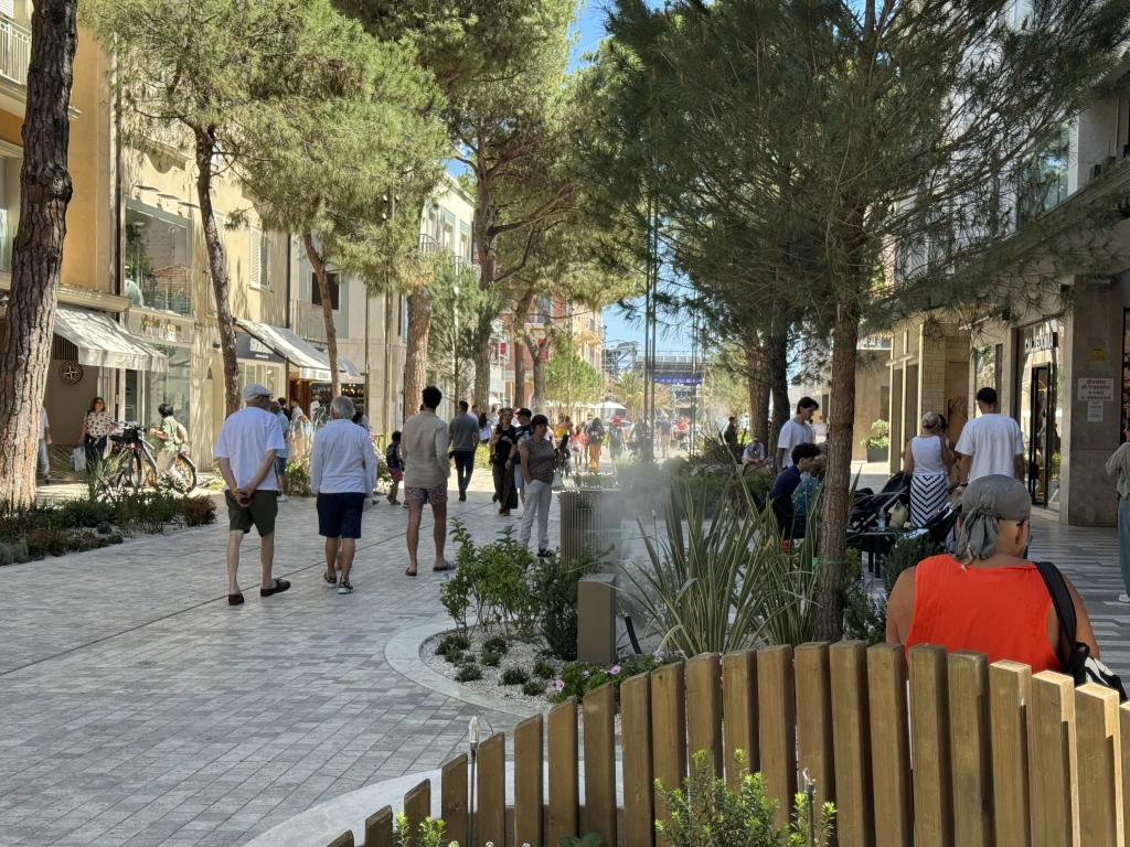 il secondo tratto del nuovo viale ceccarini