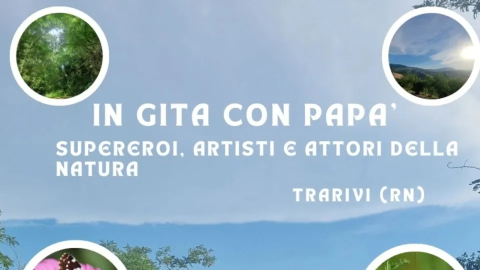 in gita con papà