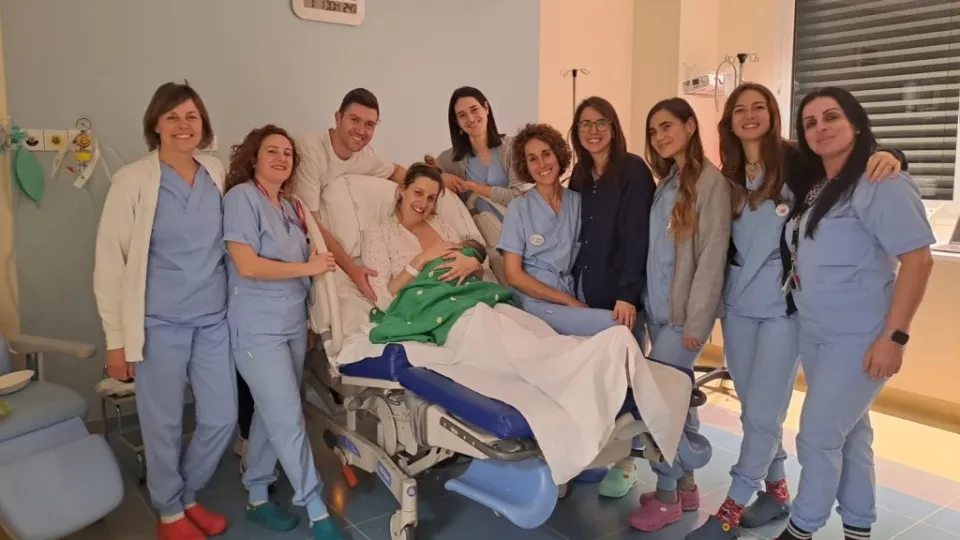 Jordan con la mamma Valentina e il papà Michael