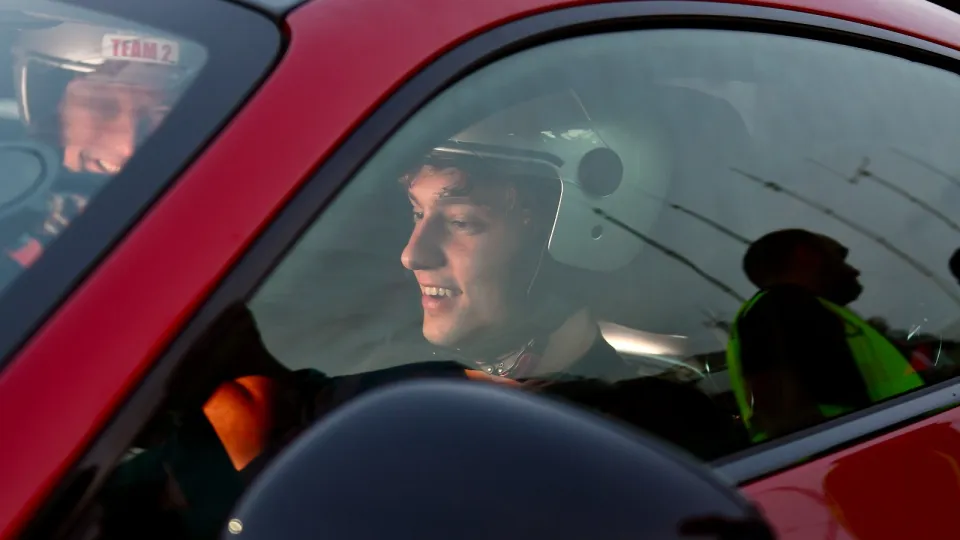 Kimi Antonelli in pista al Misano World Circuit
