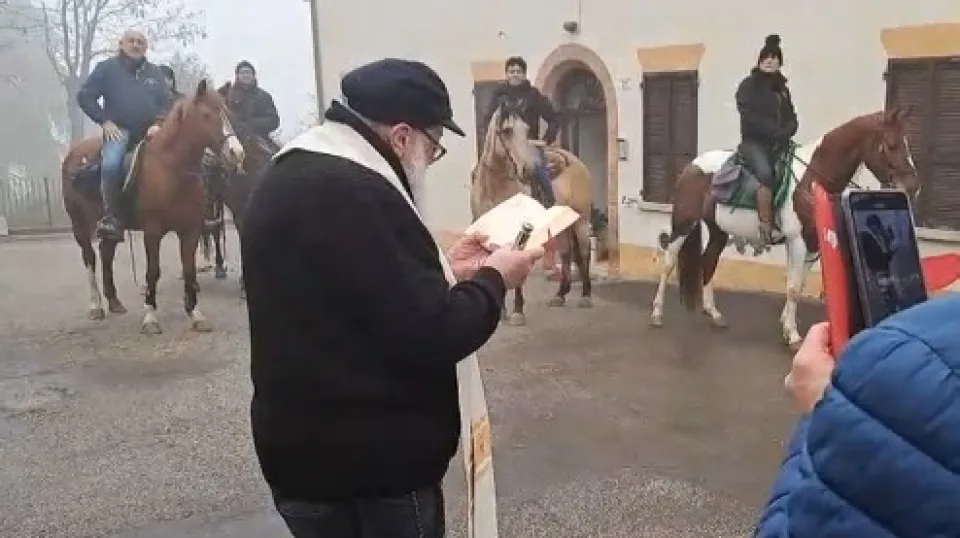 la benedizione a Corpolò
