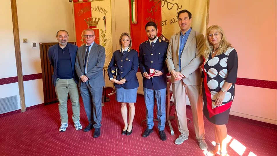 la cerimonia a palazzo Garampi