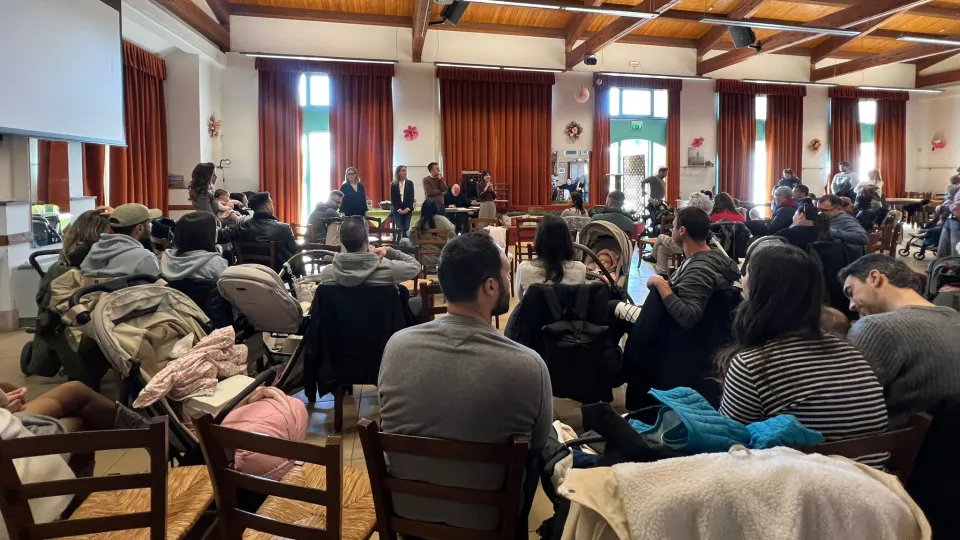 la cerimonia coi nuovi nati a Misano