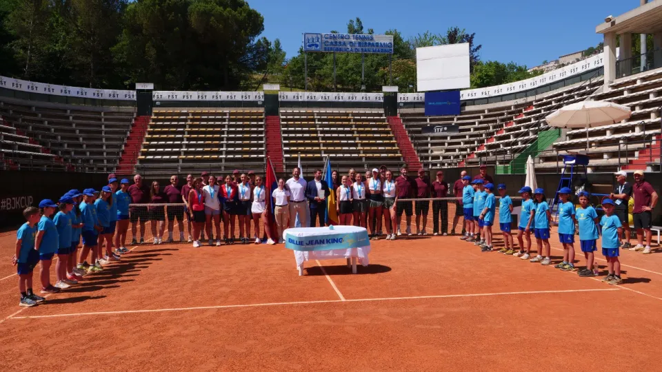 La cerimonia finale della Billie Jean King Cup a San Marino