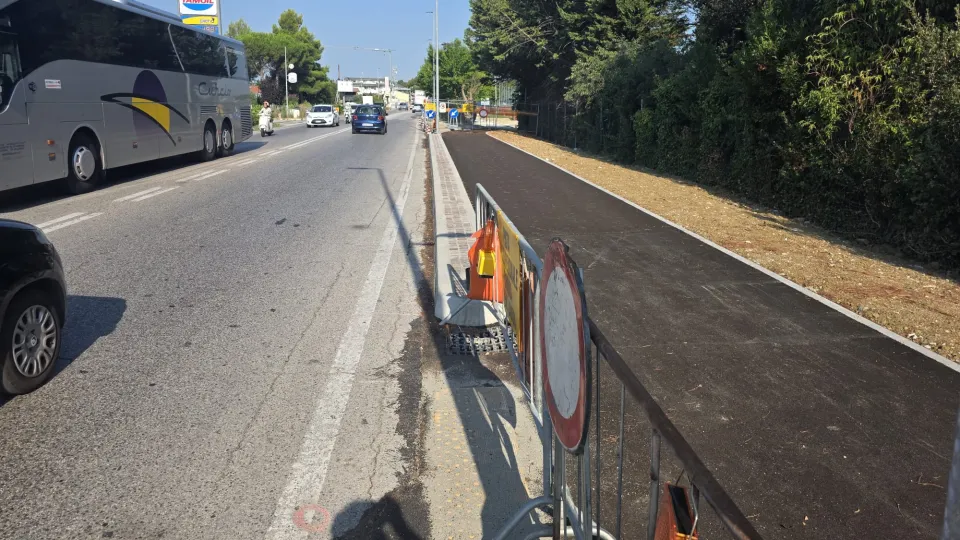 la ciclopedonale