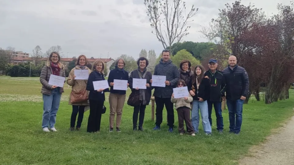 la consegna degli attestati