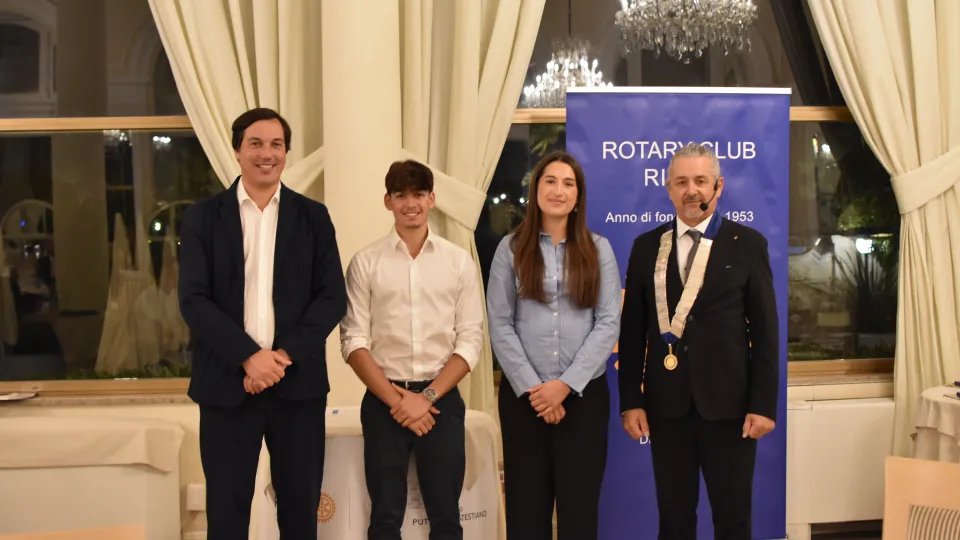 la consegna del premio