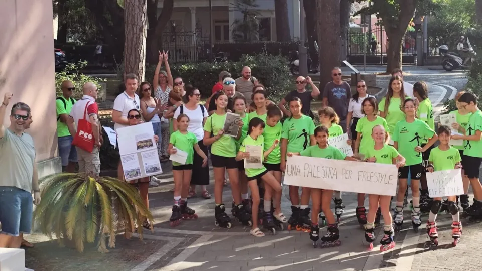 La delegazione del Pattinaggio Riccione sezione Inline Freestyle