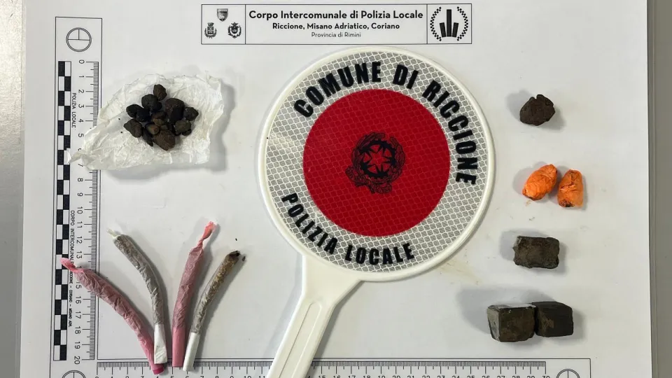 la droga sequestrata