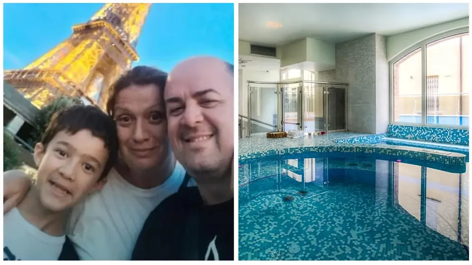 La famiglia Brandimarti e la vasca idromassaggio