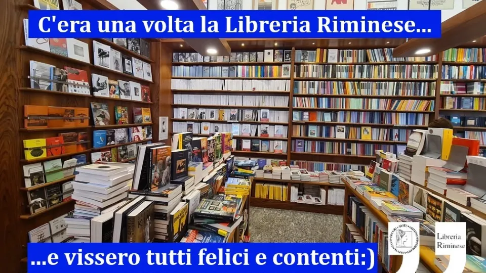 la foto dal post fb della Libreria Riminese