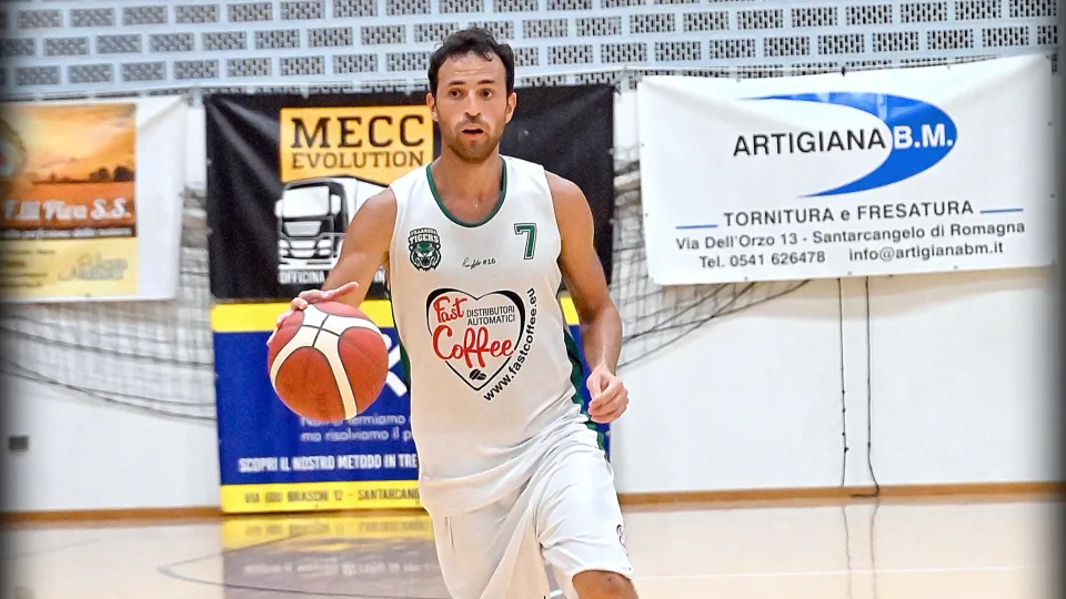 La guardia dei Villanova Tigers Andrea Buo (Foto @Alfio Sgroi)