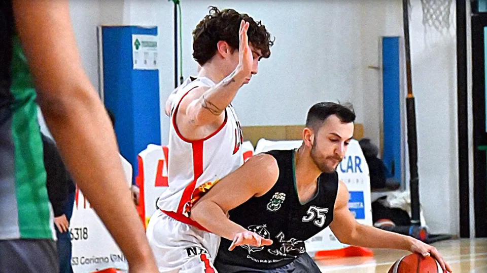 La guardia dei Villanova Tigers Mattia Fabbri (Foto @Alfio Sgroi)