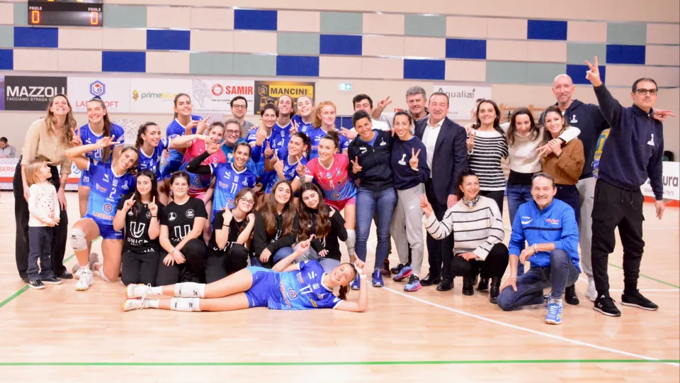 La Lasersoft Riccione al termine dell'incontro