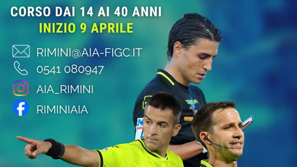 La locandina del nuovo corso per arbitri
