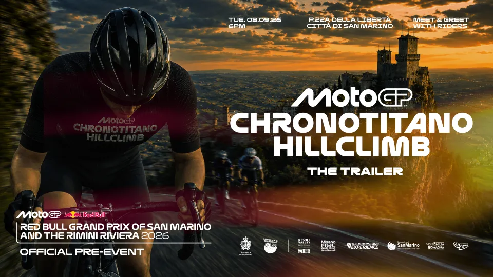 La locandina del pre-event del Gran Premio di San Marino e della Riviera di Rimini