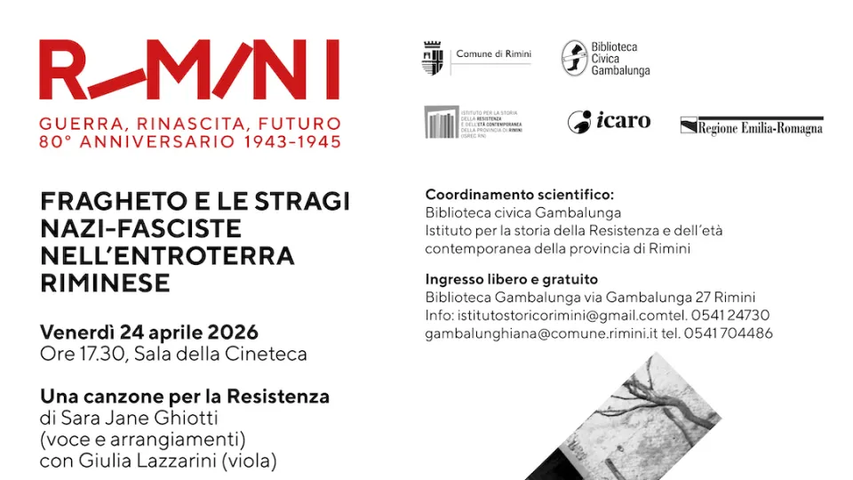 La locandina dell'iniziativa